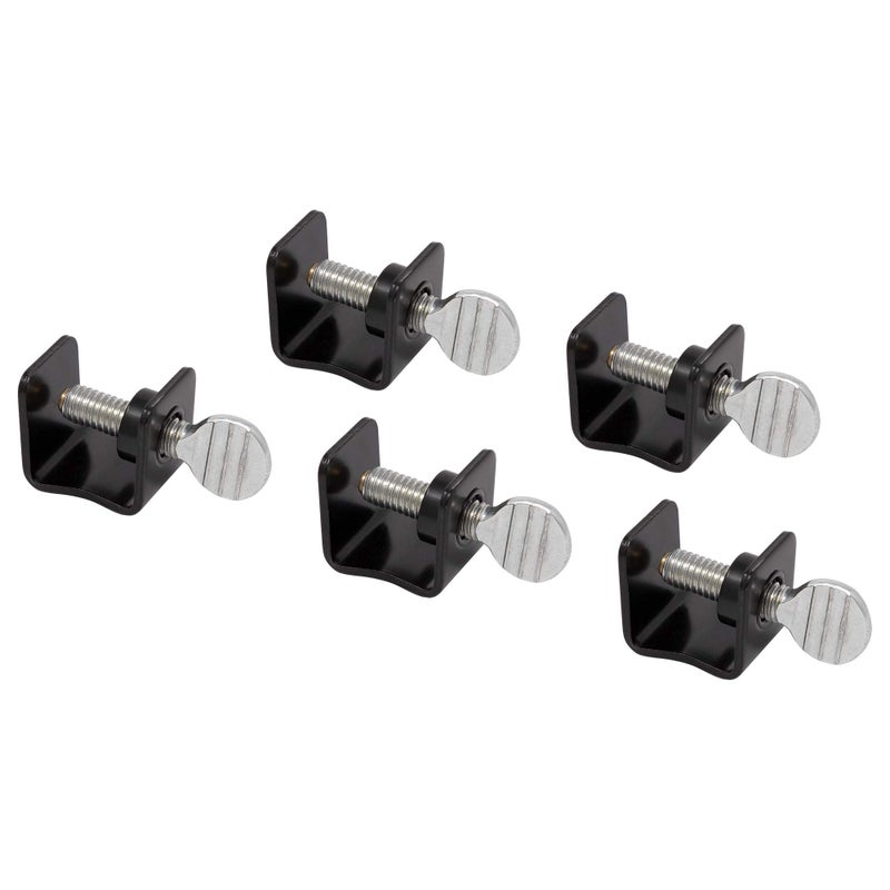 AES Industries Mini Panel Clamp 5 Pack - Usable 1/2"" Jaw Opening with 1/2"" Throat Depth - Image 1